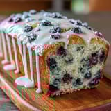 Blueberry Baby Shower Lemon Loaf