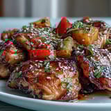 Sticky Honey Garlic Chicken