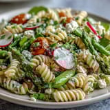 Spring Pasta Lemon Radishes