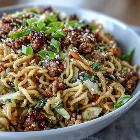 Creamy Potsticker Noodle Stir-Fry