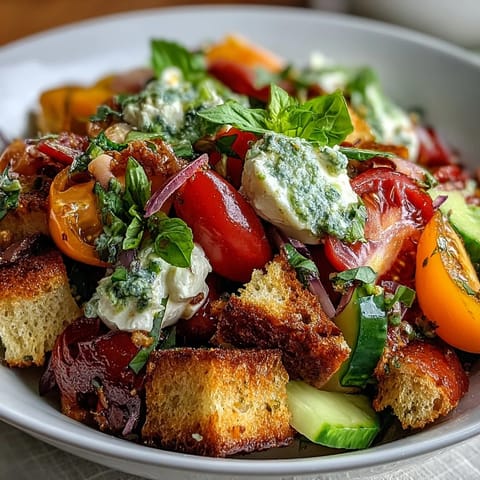 Sourdough Panzanella Salad Heirloom