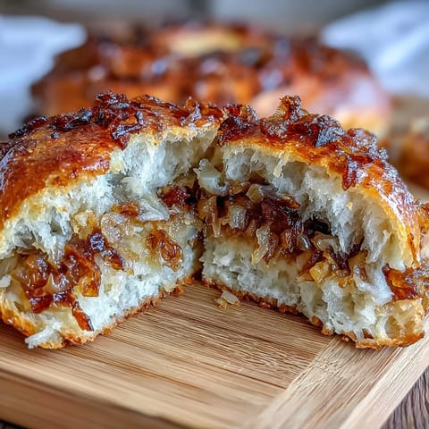 Sourdough Onion Bagels