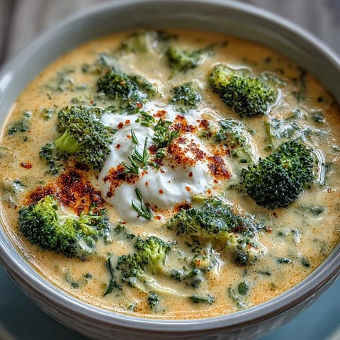 Creamy Broccoli Cheddar Soup