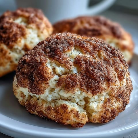 Soft, pillowy cottage cheese snickerdoodle cookies rolled in fragrant cinnamon sugar for a tangy twist.  