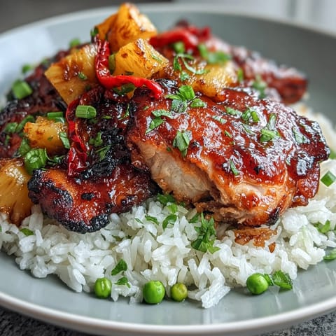 Pineapple Chicken Rice Foil