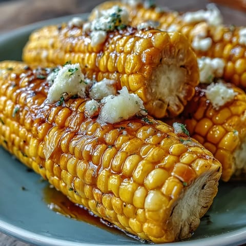 Sweet and buttery corn on the cob, cooked perfectly in the microwave, bursting with flavor for an easy summer treat.