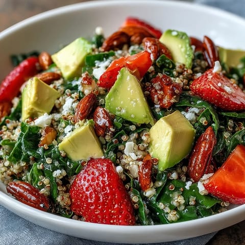 Strawberry Avocado Quinoa Salad