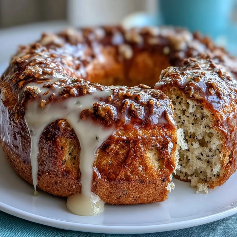 Bright, protein-packed bagels bursting with lemon zest and poppy seeds, topped with a tangy lemon glaze for extra flavor.