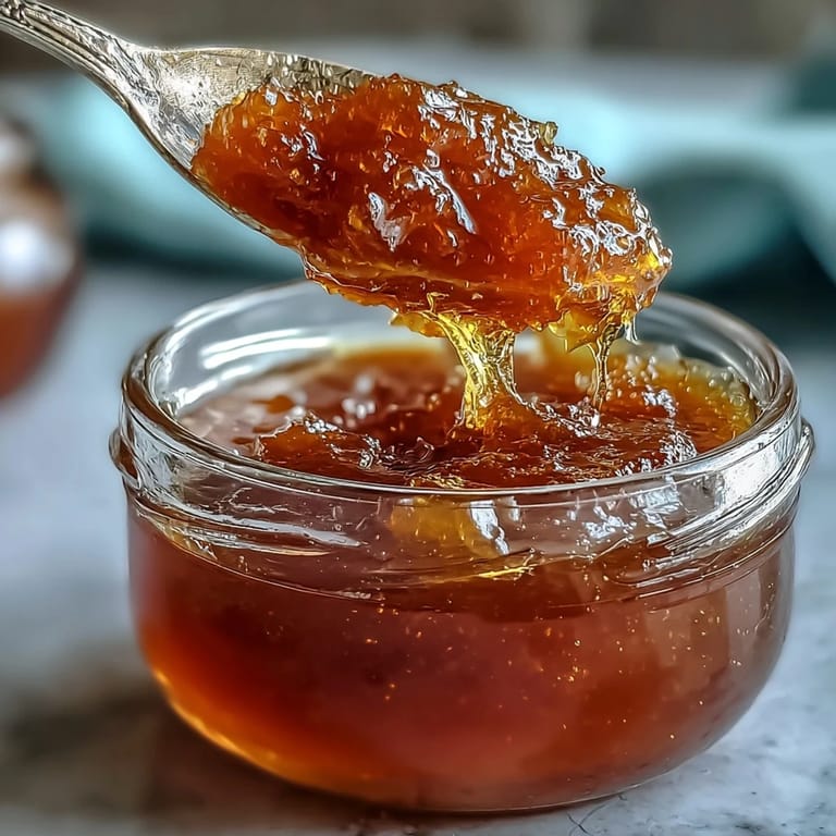 A rustic jar of homemade dandelion jelly, surrounded by fresh blossoms and a slice of crusty bread on a wooden board.