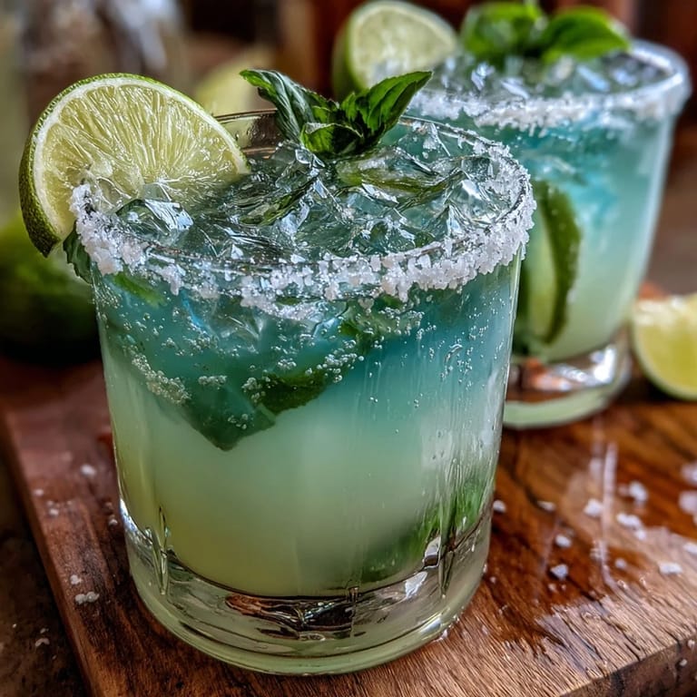 Bright Cinco de Mayo mocktail featuring sparkling citrus blend, salted rim, and lime slices, ideal for celebrating without alcohol.