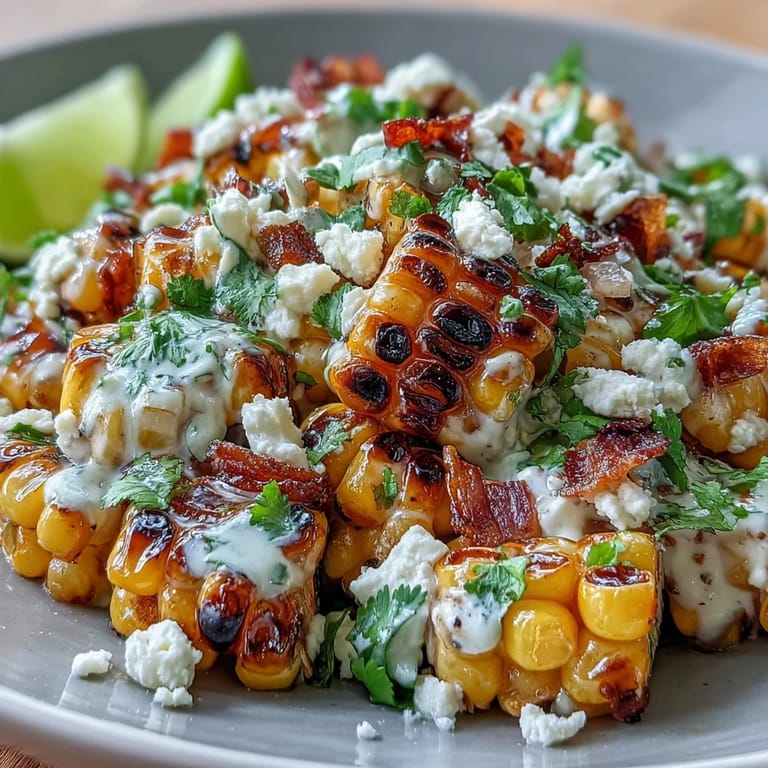 Vibrant Mexican Street Corn Salad with spicy jalapeño, red bell pepper, and Cotija cheese for a zesty side dish.