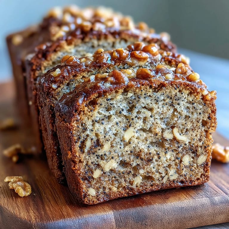 A slice of delicious black sesame banana bread perfect with coffee.