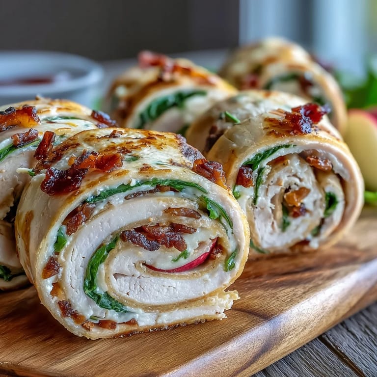 Crisp red apple, cheddar, and turkey rolled in soft tortillas.