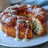Lemon poppy seed protein bagels with light lemon glaze, golden and fluffy, perfect for a healthy breakfast or snack.