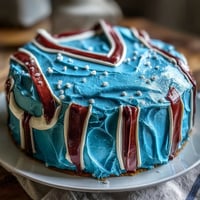 Graduation Sports Jersey Cake with fondant decorations and jersey numbers for a festive celebration.